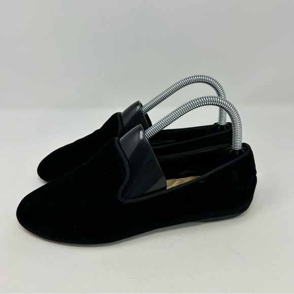 Birdies The Starling Black Velvet Comfort Smoking Slipper Flats Size 6.5 - Picture 4 of 14